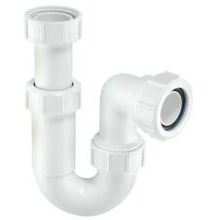 McAlpine 1 1/4" Adjustable Inlet Tubular Swivel 'P' Trap
