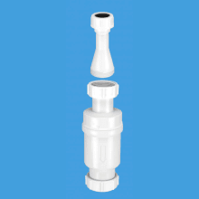 McAlpine 1 1/4" Self Closing Waste Valve with Tun Dish Adaptor