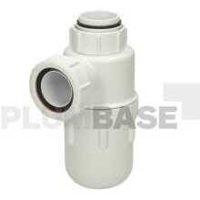 McAlpine 32mm Adjustable Inlet Bottle Trap 75mm Seal White