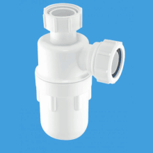 McAlpine 32mm Bottle Trap 75mm Seal White