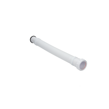McAlpine Flexible Connector Universal x PVC Plain Spigot 40mm x 460mm White