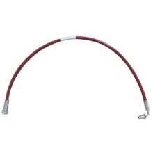 Oil Line Flexible Hose Ruby Red 1/4Inch 90 Degrees Male 3/8Inch Straight Female F11-0440-A-14M-S-38F