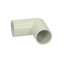 Polypipe 21.5Mm X 90 Degree Abs Overflow Knuckle Bend White Ns45W
