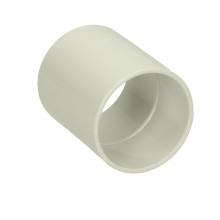 Polypipe 40Mm Abs Straight Coupling White Ws26W