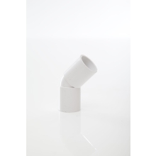 Polypipe ABS Overflow Waste Bend 21.5mm x 45 Degrees White