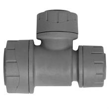Polypipe Polyplumb 22X15X15Mm Branch/End Reduced Tee Grey Pb1522