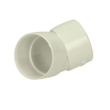 Polypipe Solvent Weld Waste ABS Obtuse Bend 40mm x 45 Degrees White