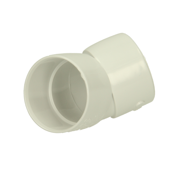 Polypipe Solvent Weld Waste ABS Obtuse Bend 40mm x 45 Degrees White