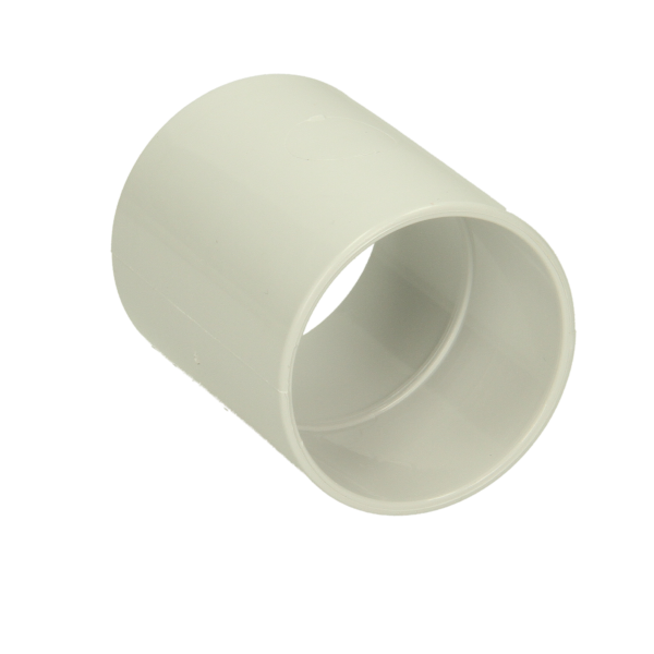 Polypipe Solvent Weld Waste ABS Straight Coupling 40mm White