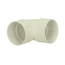 Polypipe Solvent Weld Waste ABS Knucklebend 40mm x 90 Degrees White