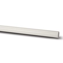 Polypipe Solvent Weld Waste ABS Pipe 40mm x 3m White