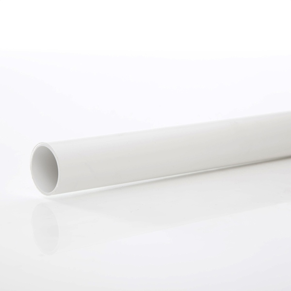 Polypipe Solvent Weld Waste ABS Pipe 32mm x 3m White
