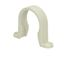 Polypipe Solvent Weld Waste ABS Pipe Clip 40mm White