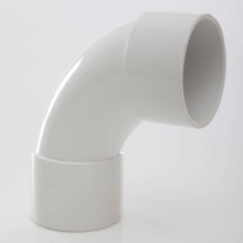 Polypipe Solvent Weld Waste ABS Swept Bend 32mm x 92.5 Degrees White