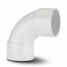 Polypipe Solvent Weld Waste ABS Swept Bend 40mm x 92.5 Degrees White