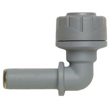 PolyPlumb 15mm Spigot Elbow - Grey