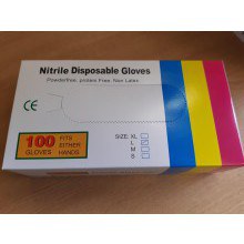 R & M Nitrile Gloves (100 Pack) Large