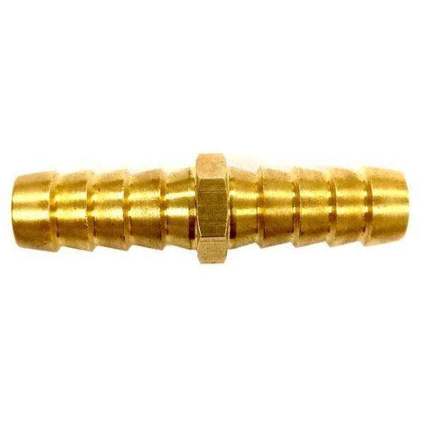Regin 13MM (1/2IN) Brass Straight Hose Joiner (For Joining 2 x Drain-Down Hose Kits)