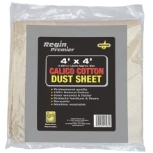 REGIN 4 X 4 CALICO COTTON DUST SHEET REGM35