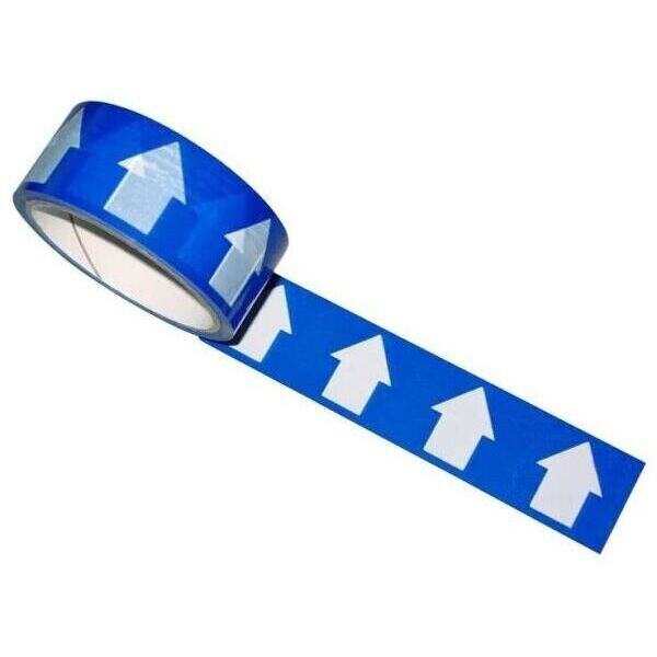 Regin Blue/White Arrow Direction Tape - 33M Rega46