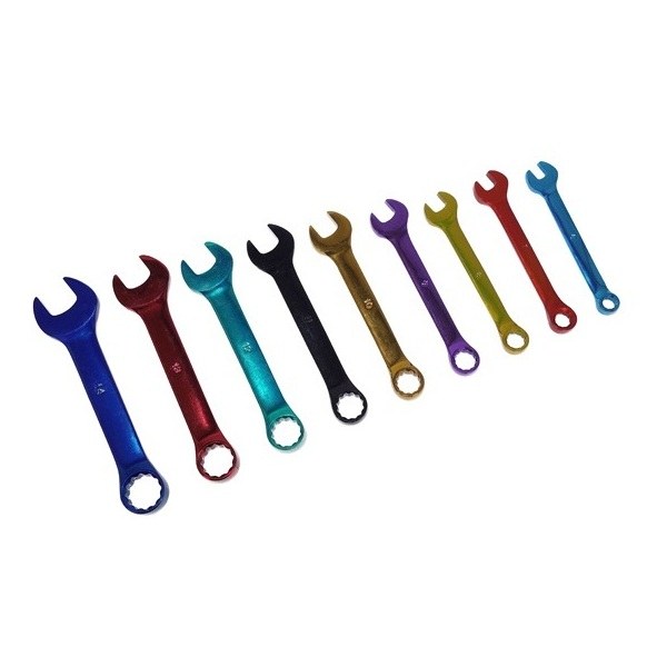Regin Coloured Stumpy Spanner Set (9 Pieces) 6-14Mm Regb57