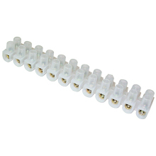 Regin Connector Strip - 15A Pvc 12 Way (Pack Of 1) Regq231