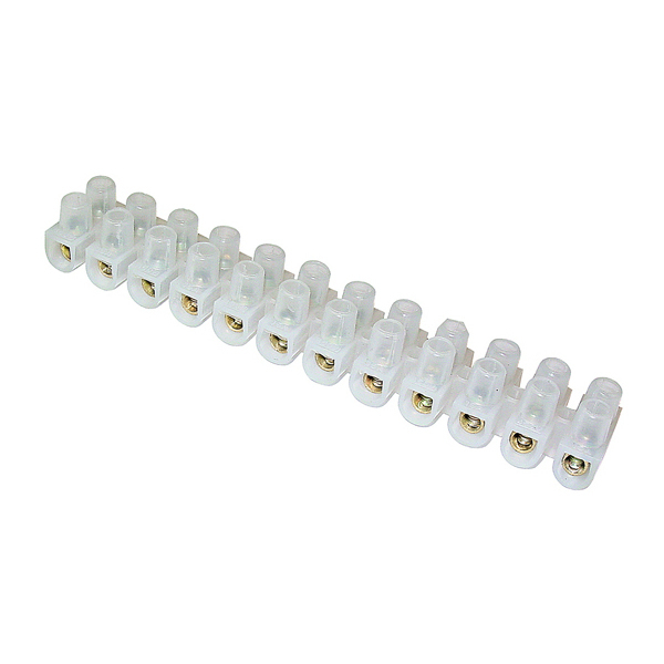 Regin Connector Strip - 15A Pvc 12 Way (Pack Of 1) Regq231
