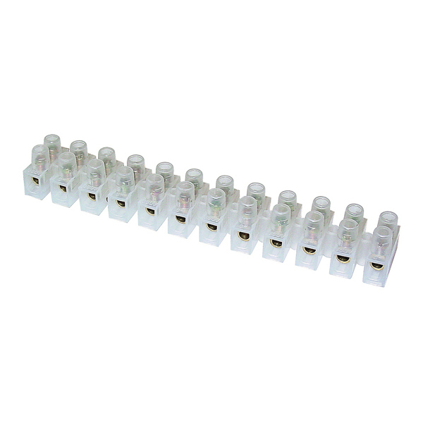 Regin Connector Strip - 5A Pvc 12 Way (Pack Of 2) Regq230
