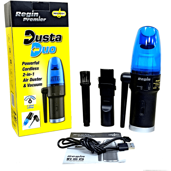 Regin Dusta Duo 2-In-1 Vacuum And Air Duster Regxe01