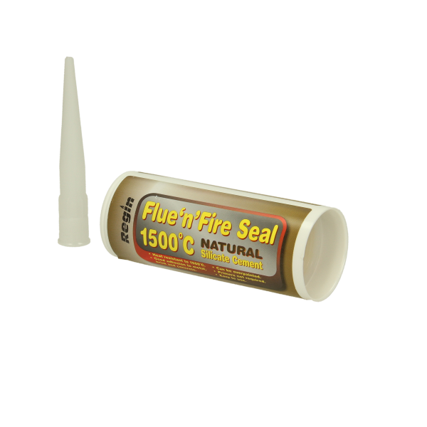 Regin Flue And Fire Seal 150Ml 1500 Degrees C Silicate Cement Natural Regz31