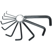 Regin Metric Hex Key Set - (1.5Mm - 10Mm) Regb33