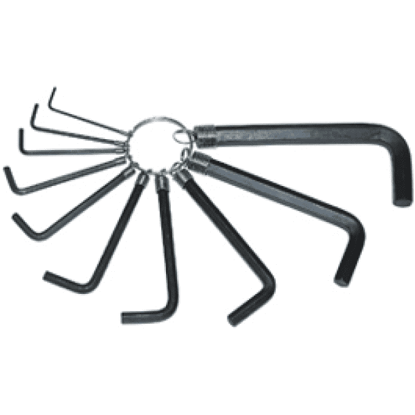 Regin Metric Hex Key Set - (1.5Mm - 10Mm) Regb33