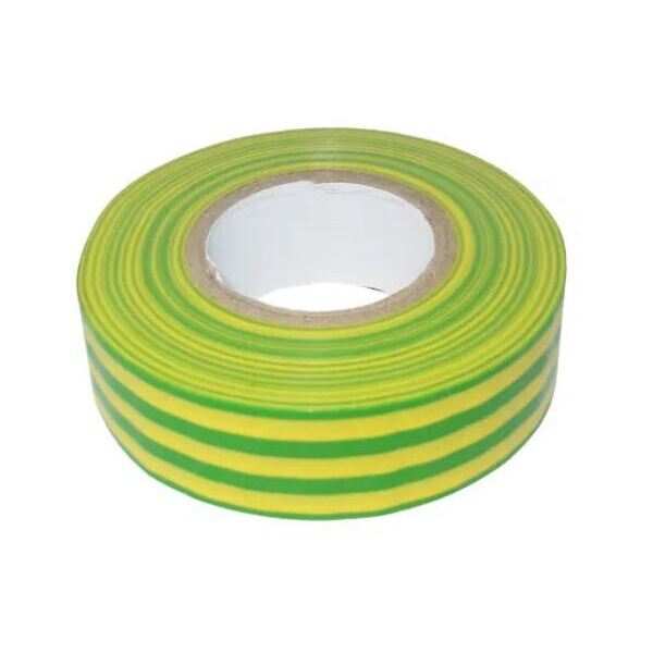 Regin Pvc Insulation Tape 20M - Green/Yellow (1) Regq643