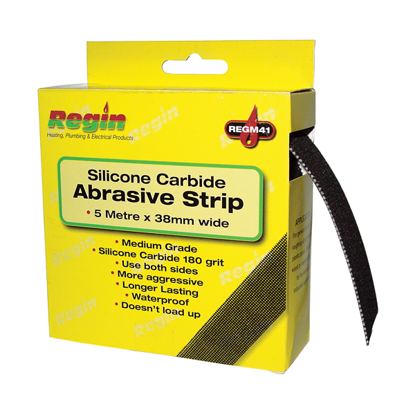 Regin Silicone Carbide Abrasive Strip - 5M Roll Regm41