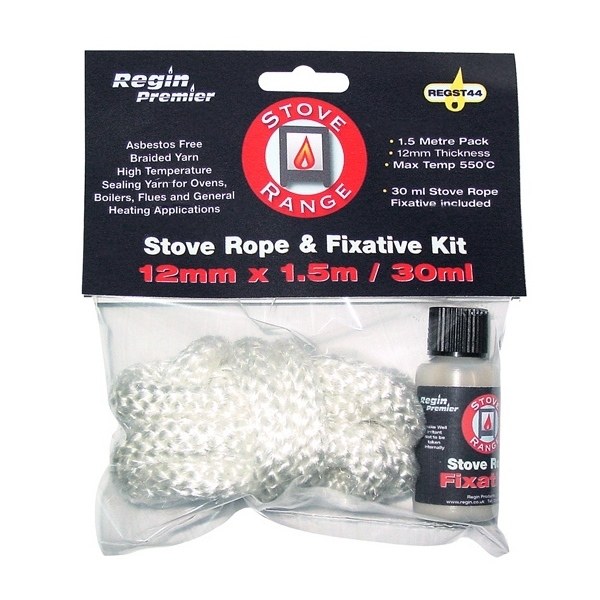 Regin Stove Range - Stove Rope And Fix Kit - 12Mm And 30Ml Regst44