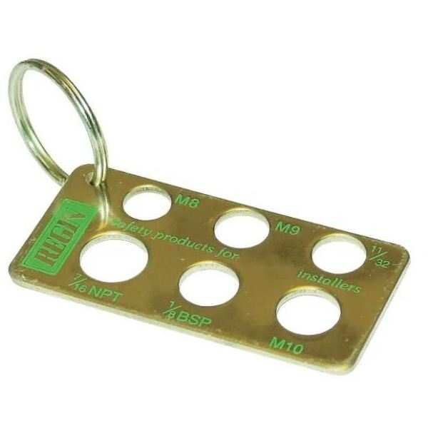 Regin Thermocouple Thread Gauge Keyring Regt19