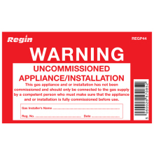 REGP44 UNCOMMISSIONED APPLIANCE TAG (8)