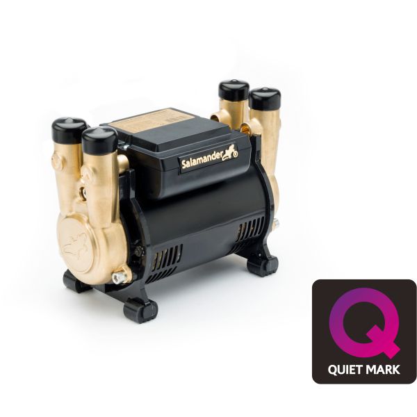 Salamander Ctforce 3.0 Bar Twin Postive Brass Shower Pump Ctforce30Pt