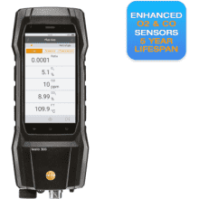 Testo 300+ Flue Gas Analyser Handset Only 0633 3004 95