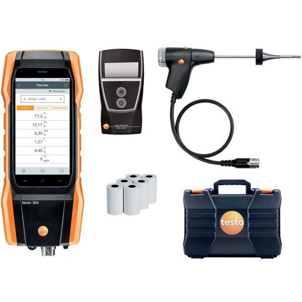 Testo 300 LL - Longlife standard kit + printer kit