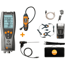 Testo 327 Flue Gas Analyser Advanced Kit with Leak Detector