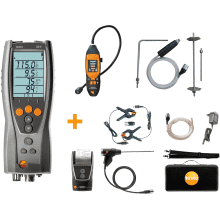 Testo 327 Flue Gas Analyser Advanced Kit with Leak Detector & CPA 1 Kit
