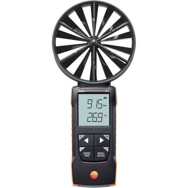 Testo 417 Digital 100mm Vane Anemometer