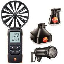 Testo 417 Kit 2 Vane Anemometer Incl Measuring Funnels And Flow Straightener 0563 2417