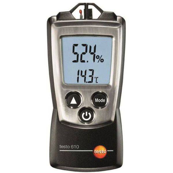 Testo 610 Temperature And Humidity Meter 0560 0610