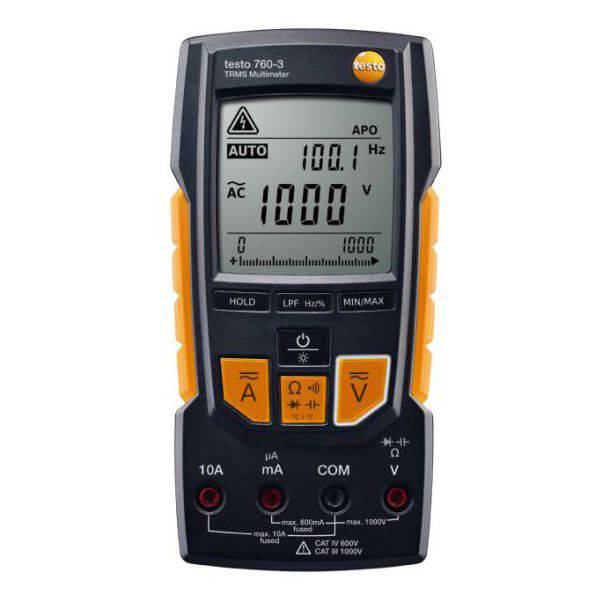 Testo 760-3 Trms Multimeter 0590 7603