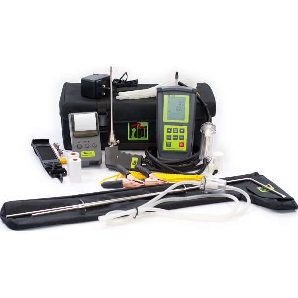 TPI 709R Combustion Analyser Kit 3 with CK21M Clamps & CPA1 Probe Kit