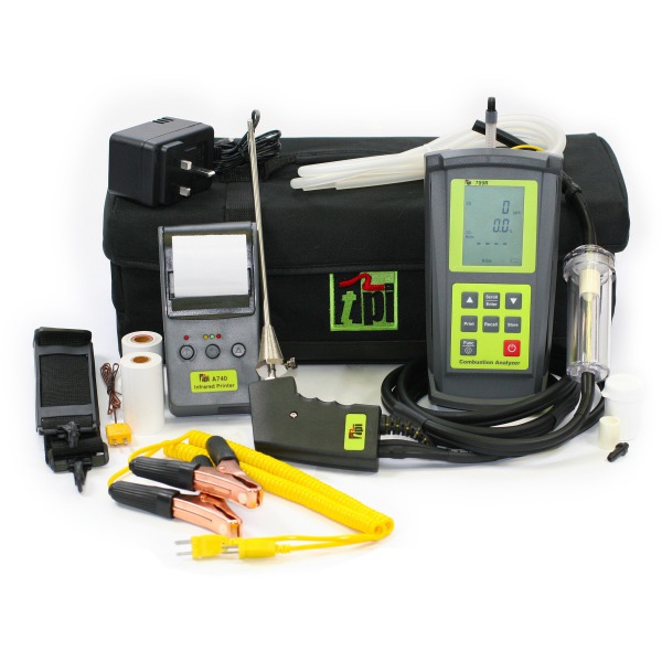TPI 709R Kit 2 All Standard Accessories and includes IR Printer, Pipe Clamps