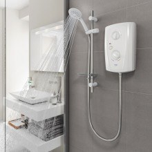 Triton T80 Pro-Fit 8.5kW Electric Shower - White