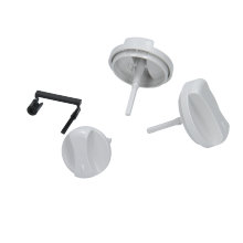 Vaillant Control Knob Complete Grey Pack Of 3 114288
